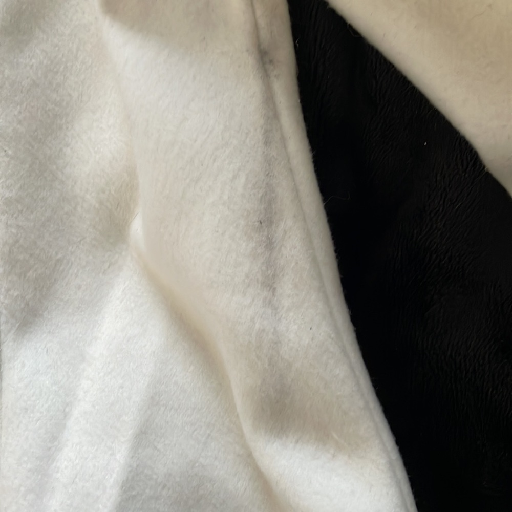 *Sold* Calvin Klein White Pea Coat - Picture 9 of 9